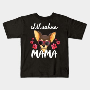 Chihuahua Mom Dog Mom Kids T-Shirt